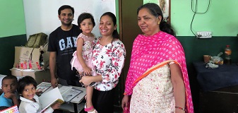 ||25 July 2016||Books and stationary were distributed to children of SOUL Gokul Vidyapeeth by Arun Bansal and his family.